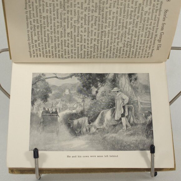 Antique Book "Stories From George Eliot", George G Harrap 1913 Mary Ann Evans - Picture 6 of 10